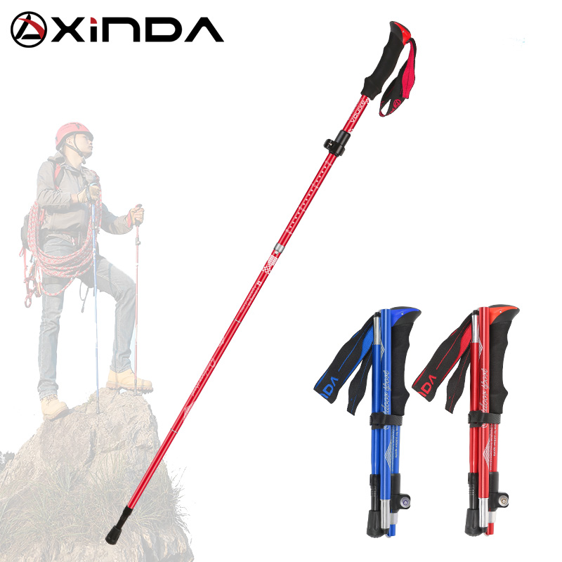 Quick Lock Trekking Poles Aluminum 7075 - Bâtons de randonnée pliables XINDA en