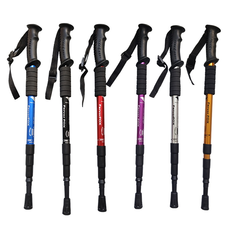 Folding Walking Sticks Hiking Adjustable - Bâtons de randonnée, bâtons de trekking,