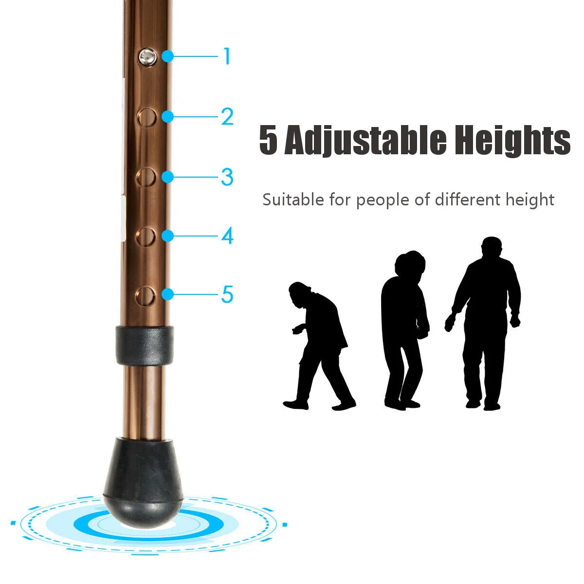 Canne de Marche Portable et Pl - Folding Walking Sticks Hiking Adjustable avis et prix