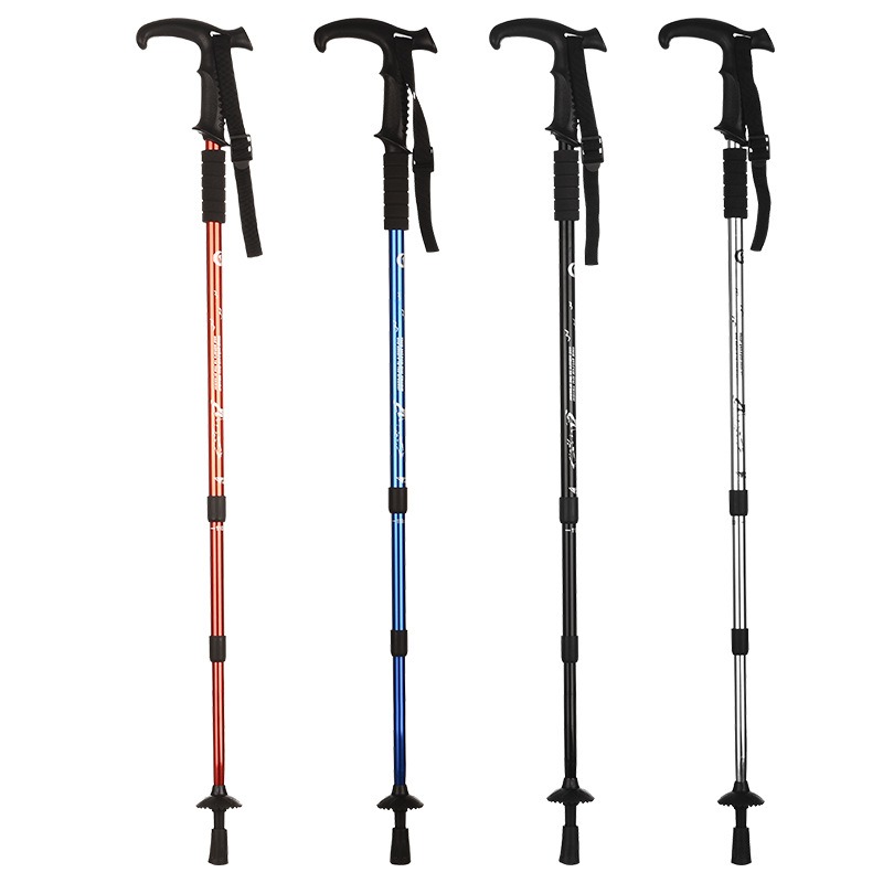 Canne de marche pliable en alu - Folding Walking Sticks Hiking Adjustable avis et prix