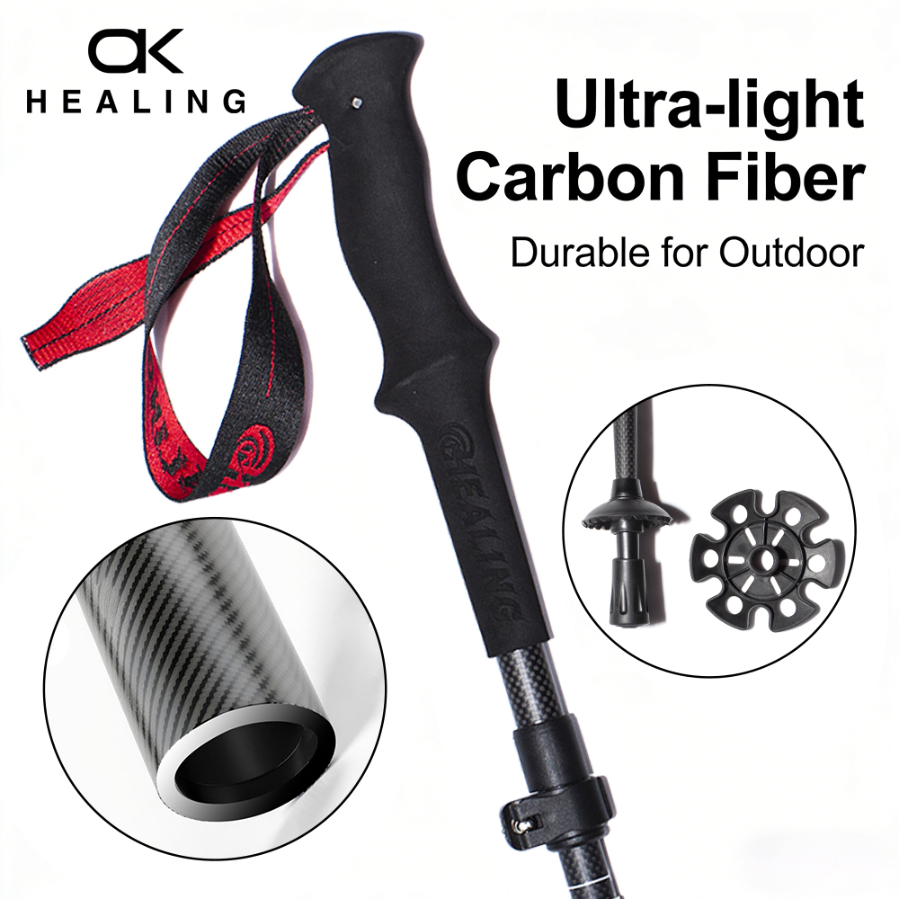 Bâtons de randonnée ultraléger - Nordic Walking Poles Carbon 100 avis et prix