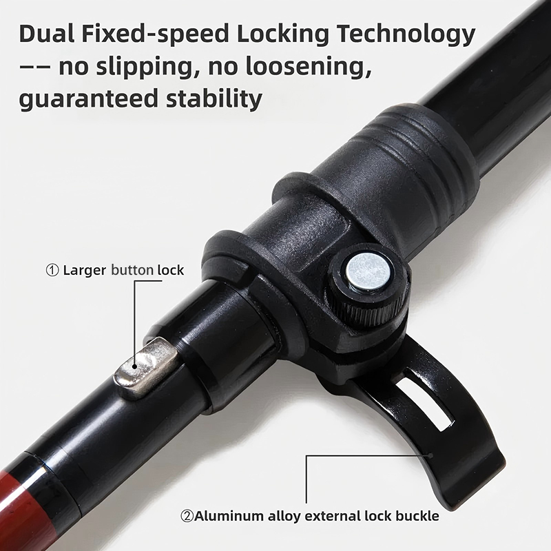 Bâtons de randonnée en fibre d - Folding Walking Sticks Hiking Adjustable avis et prix
