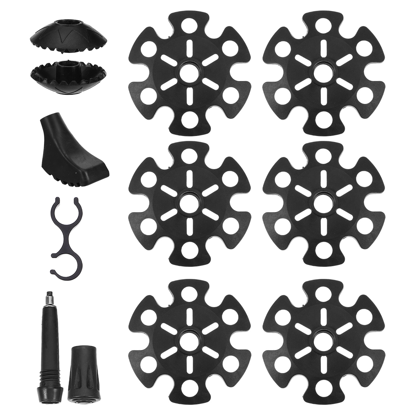 1 jeu de protège-bâtons de ran - Snow Baskets Mud Baskets Trekking Pole avis et prix
