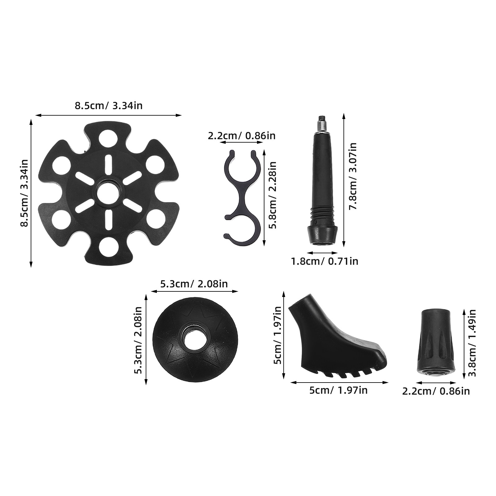 1 jeu de protège-bâtons de ran - Snow Baskets Mud Baskets Trekking Pole avis et prix
