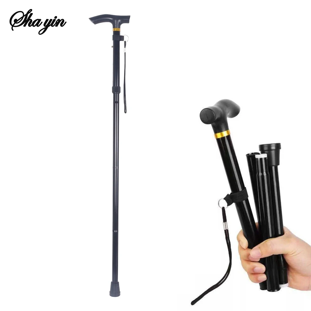 Bâton de randonnée pliable et  - Folding Walking Sticks Hiking Adjustable avis et prix