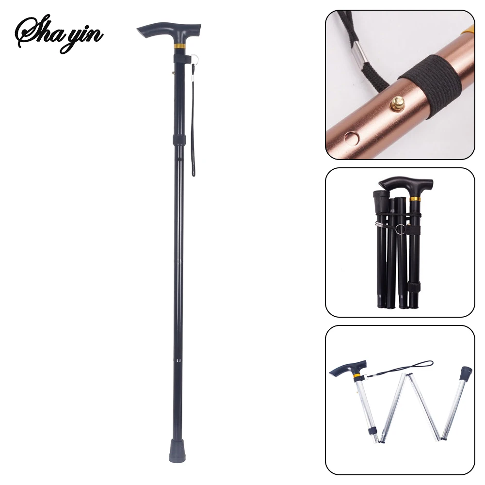 Bâton de randonnée pliable et  - Folding Walking Sticks Hiking Adjustable avis et prix