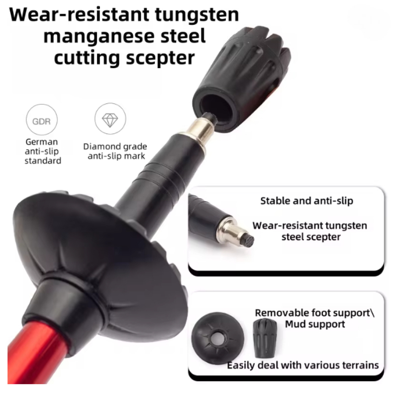 Bâtons de Trekking pliants ult - Folding Walking Sticks Hiking Adjustable avis et prix