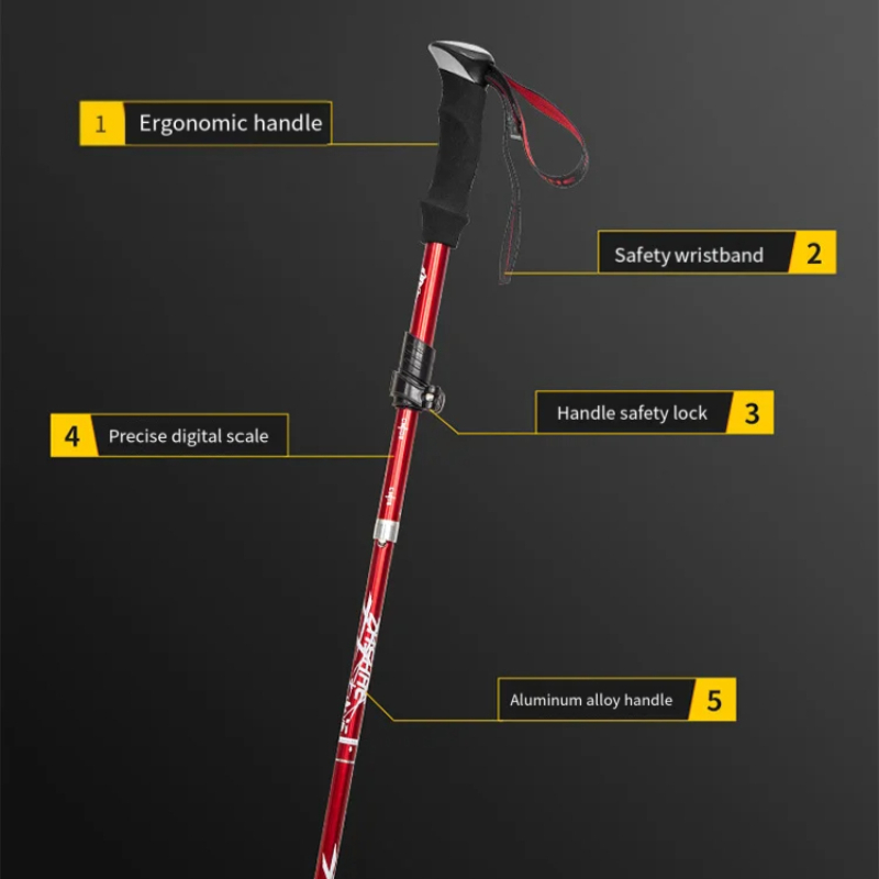 Bâtons de Trekking pliants ult - Folding Walking Sticks Hiking Adjustable avis et prix