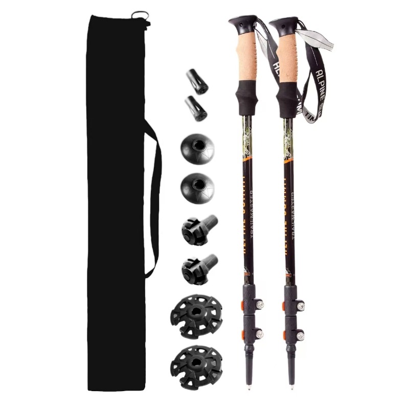 Bâtons de randonnée en alumini - Carbon Fiber Trekking Poles Ultralight Pair avis et prix