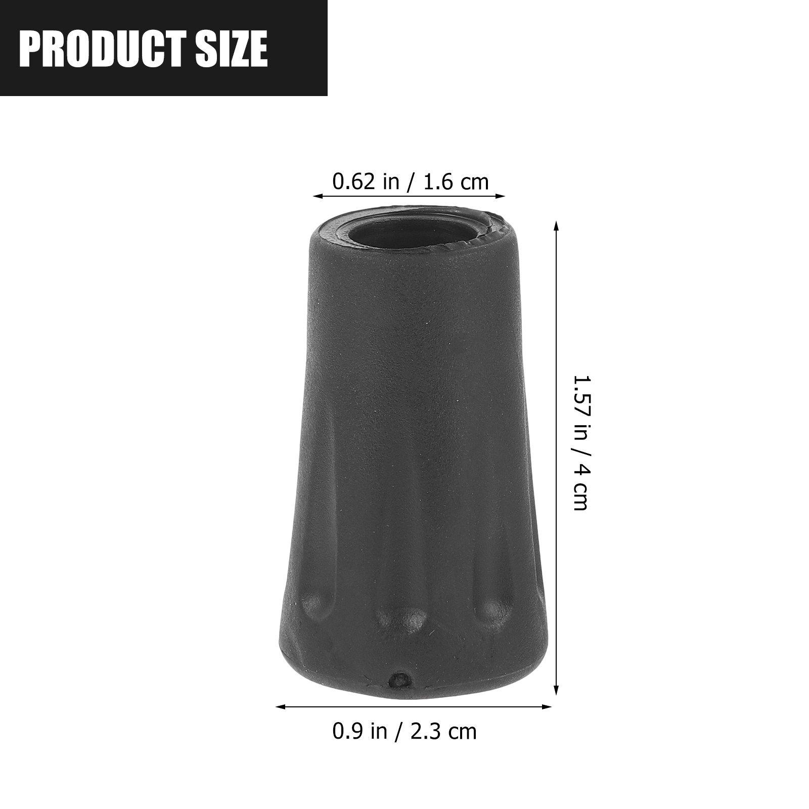 24 pièces de protège-pieds en  - Trekking Pole Rubber Tips Feet Replacement avis et prix